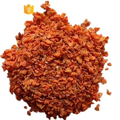 Buen precio Copos de zanahoria deshidratada y liofilizada a granel, verduras, dulzor natural en línea