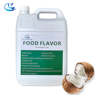 Buen precio Esencia alimentaria extracto de hierbas materia prima sabor a coco en polvo líquido para panadería en línea