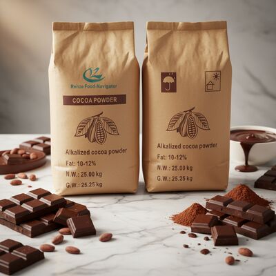 Un bon prix. Poudre de cacao alcalinisée pour la cuisson, les boissons et les confiseries en ligne